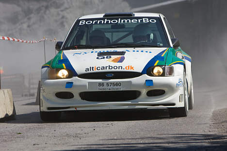 Michael Møller i Ford Escort Maxi.